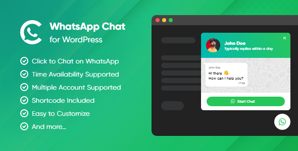 Clever WhatsApp Chat WordPress Plugin | Start Your Business/Personal ...